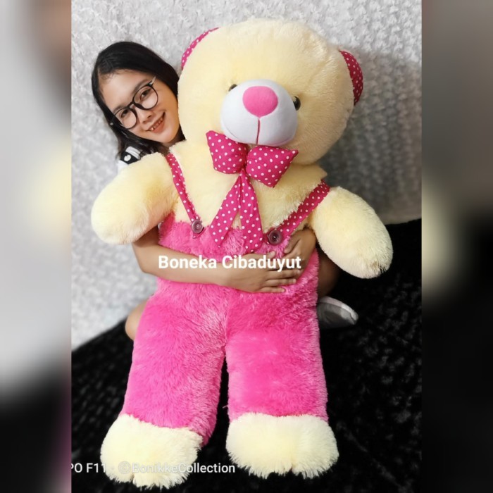

BONEKA BERUANG TEDDY BEAR JOJON 1 METER BAGUS LUCU