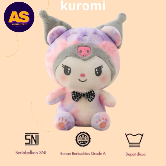 

BONEKA KUROMI PELANGI SANRIO UKURAN JUMBO 60CM LEMBUT MEWAH KADO ULTAH