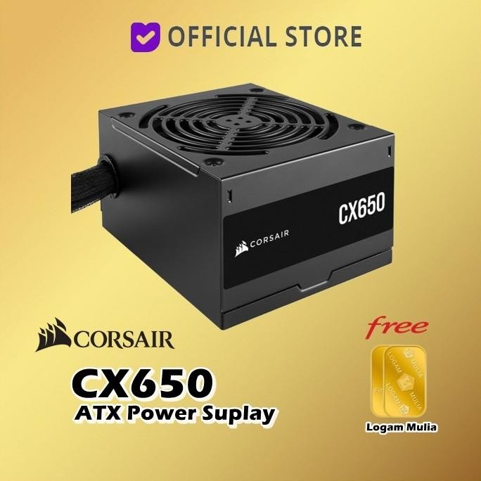 CORSAIR CX650M PSU ATX POWER SUPPLY 650W 650 WATT CXM CX650 M CX 650M ORIGINAL DAN TERPERCAYA