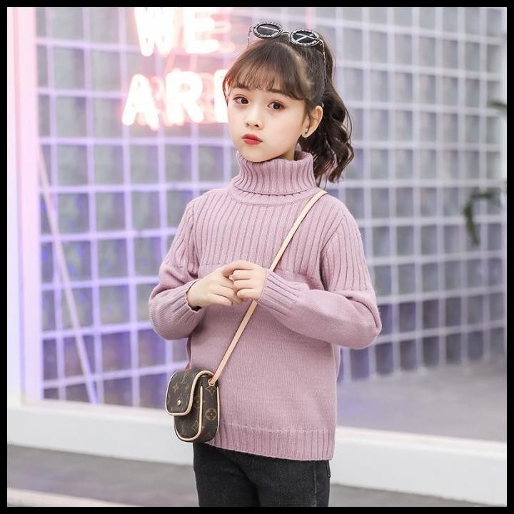 terbaru import ella kids turtleneck knit sweater winter outfit outerwear anak best seller