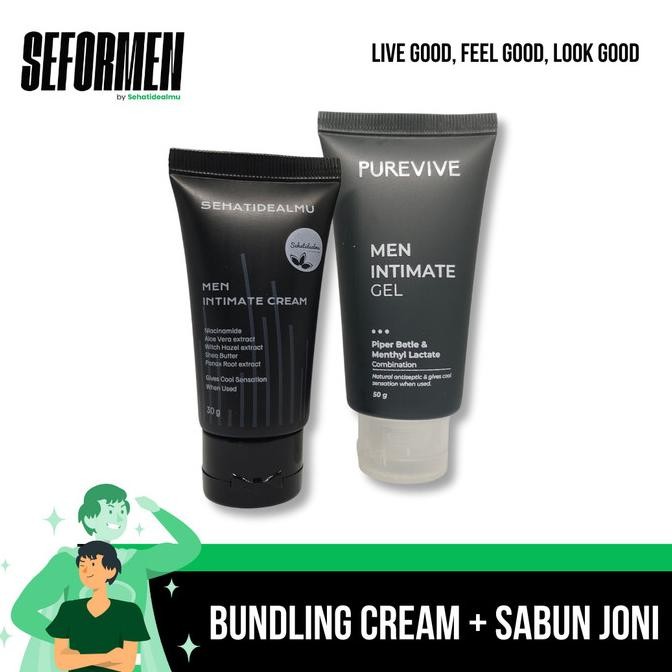 Sale Purevive Men Gel X Sehatidealmu Men Cream 30 Gram