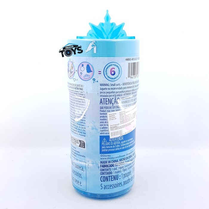 

DISNEY FROZEN TOYS SNOW COLOR REVEAL DOLL WITH 6 SURPRISE ORIGINAL