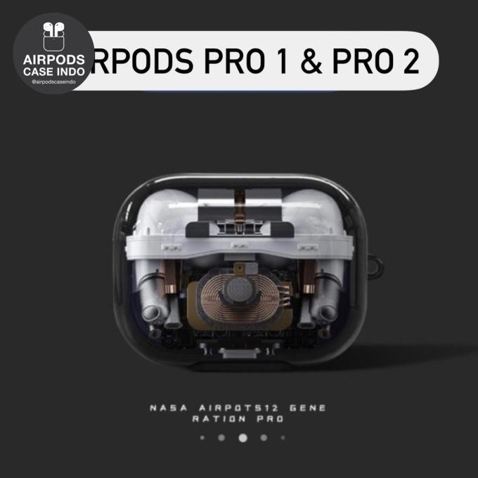 AIRPODS PRO MECHANICAL MACHINE TRANSPARENT SILICONE CASE AIRPODS PRO