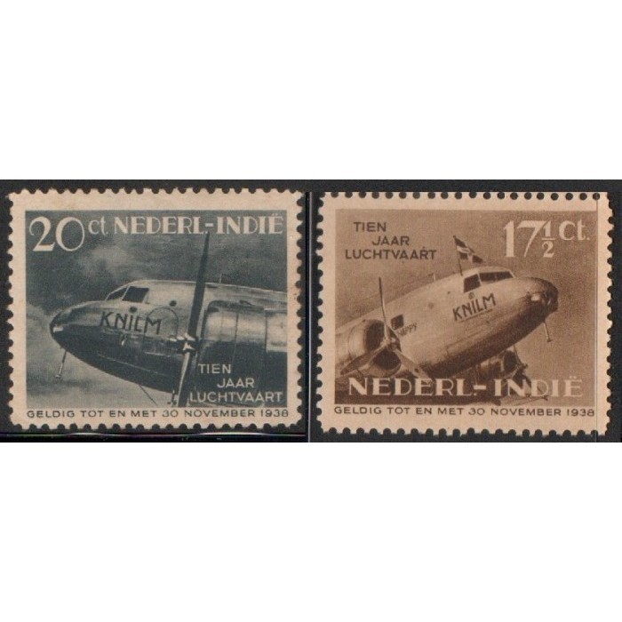 

DISKON Prangko Netherland Indie Ned Indie N37 10th Angkatan Udara 1938