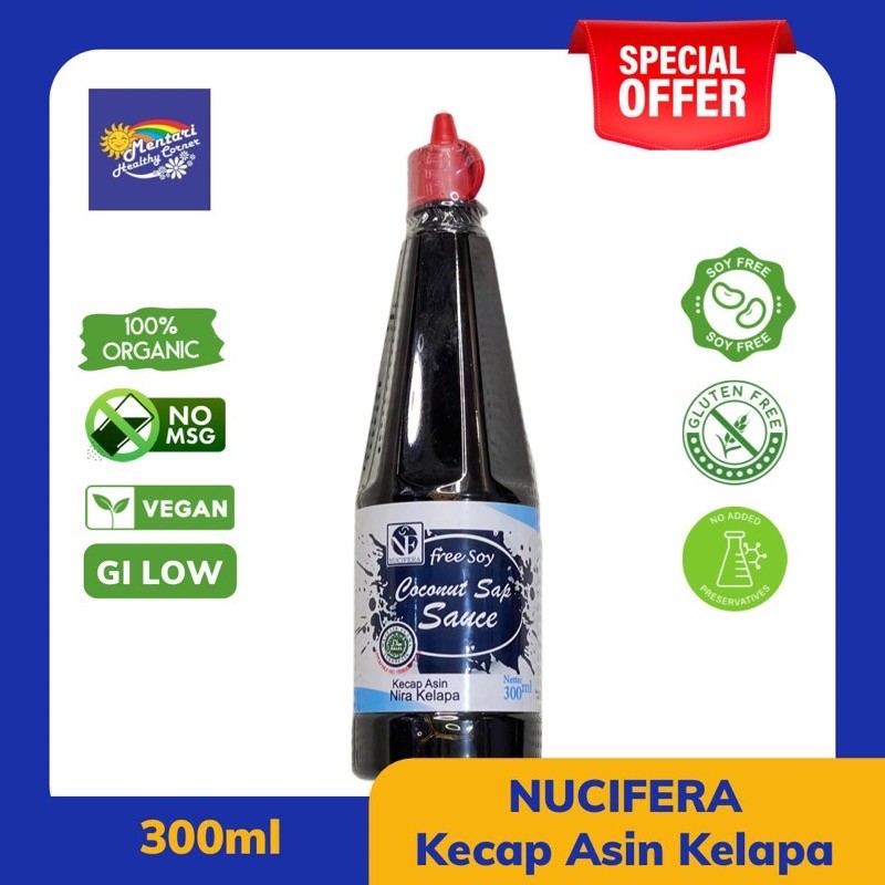 

Nucifera 300Ml Ecap Ain Organi Coconut Ap Auce Free Oy