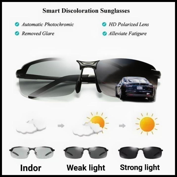 EL Polarized / Kacamata Anti Silau Photochromic Polarized PREMIUM TH28