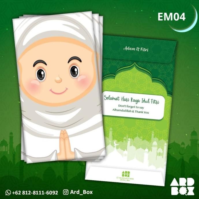 

Mubarak| Amplop Lebaran Custom Angpao THR Idul Fitri Terbaru Hari Raya EM04