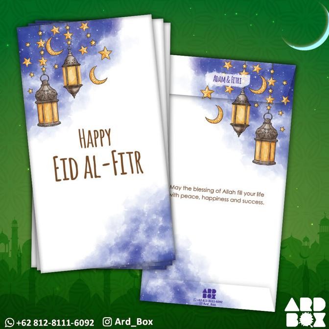 

Mubarak| Amplop Angpao Hari Raya Idul Fitri Custom Angpau Lebaran Mix MM112