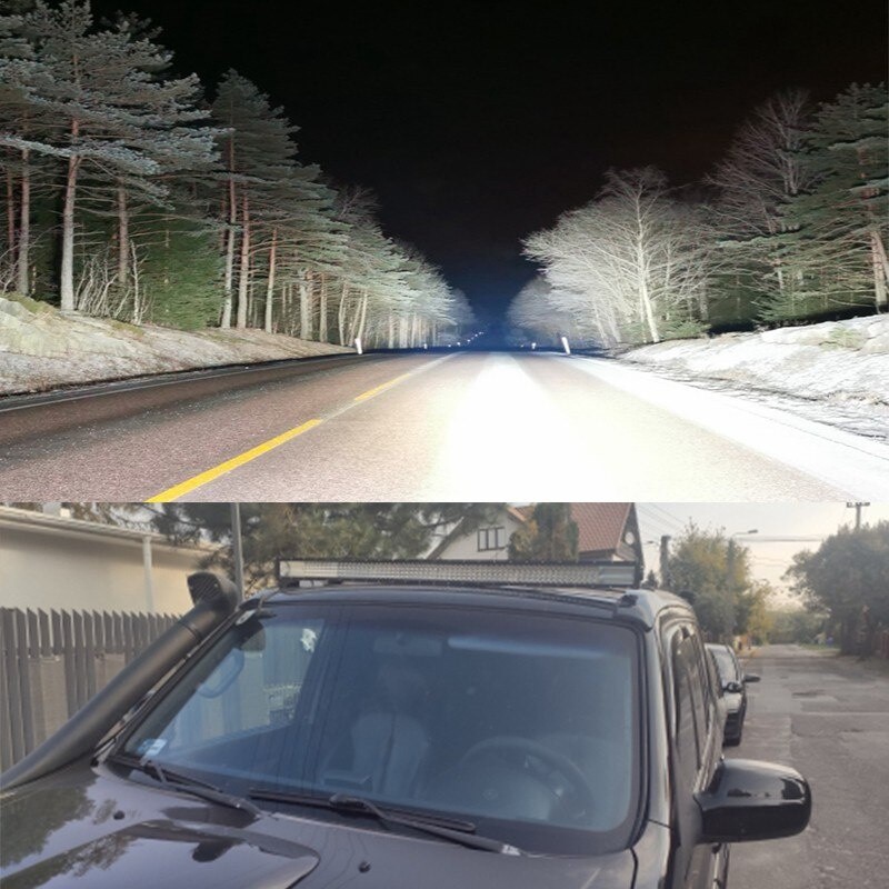 22" 32" 42" 3-Row LED Light Bar Offroad Led Bar Combo Beam Led Work Light Bar 12v 24v For 4x4 4WD
