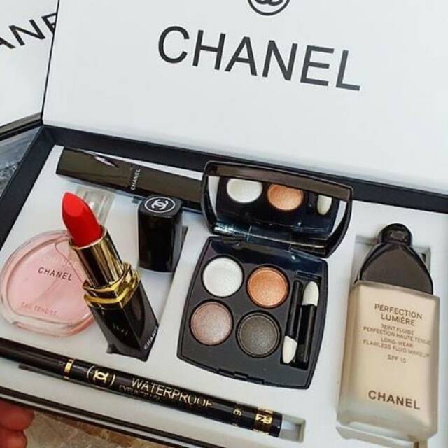 OBRAL CHANEL SET 6 IN 1 CHANEL MAKEUP SET