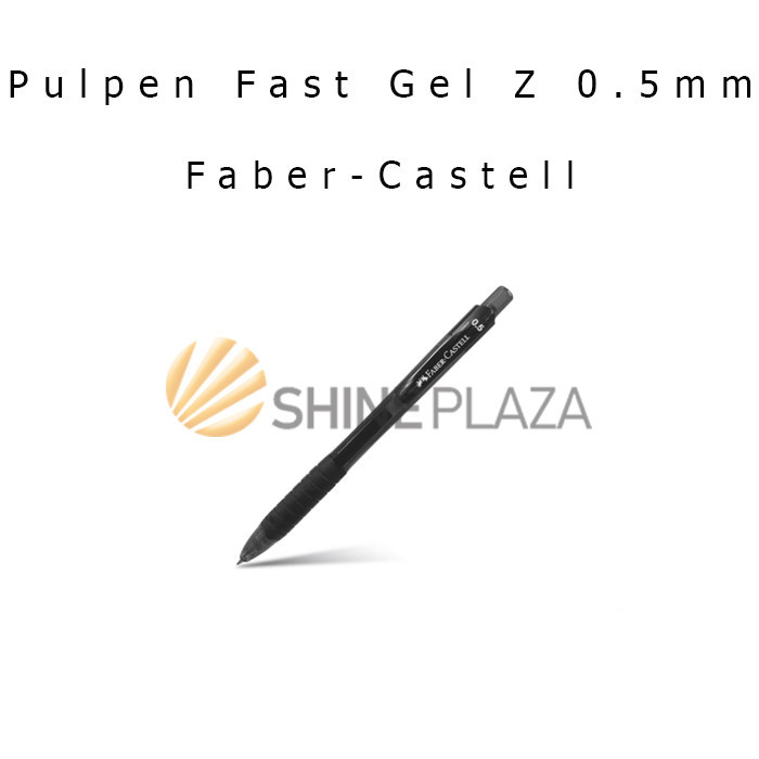 

PULPEN FABER CASTELL FAST GEL Z 0.5MM - BOLPEN PENA HITAM 0,5 MM