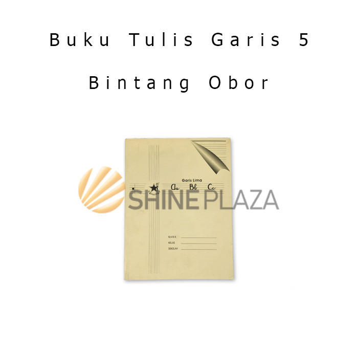 

BUKU TULIS HALUS GARIS 5 BINTANG OBOR 38 LEMBAR