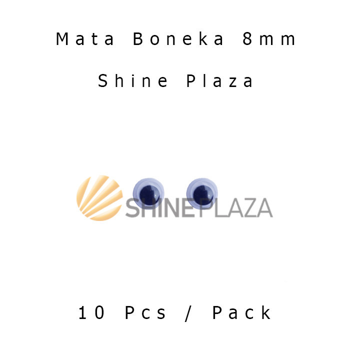 

MATA BONEKA GERAK GOOGLY EYES - MATA MATAAN PALSU KERAJINAN HIAS 8MM
