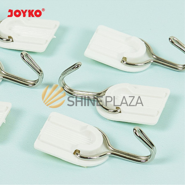 

GANTUNGAN ADHESIVE HOOK BAJU TAS HANDUK DINDING PINTU JOYKO ADHK-3020
