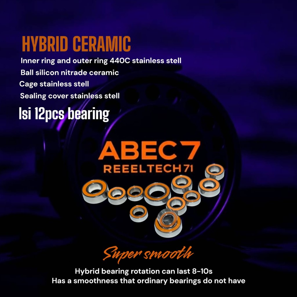 Bearing ABEC7 Real Pancing  DAIWA  SALTIGA Z6500 DOG