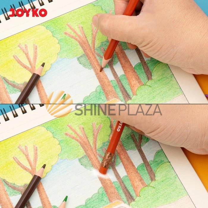 

ERASABLE COLOR PENCIL PENSIL WARNA DAPAT DIHAPUS JOYKO CP-0130 TRIANGLE GRIP