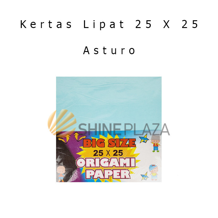 

KERTAS LIPAT 25X25 ASTURO - ORIGAMI PAPER ASTURO 25 X 25 ISI 50 LEMBAR