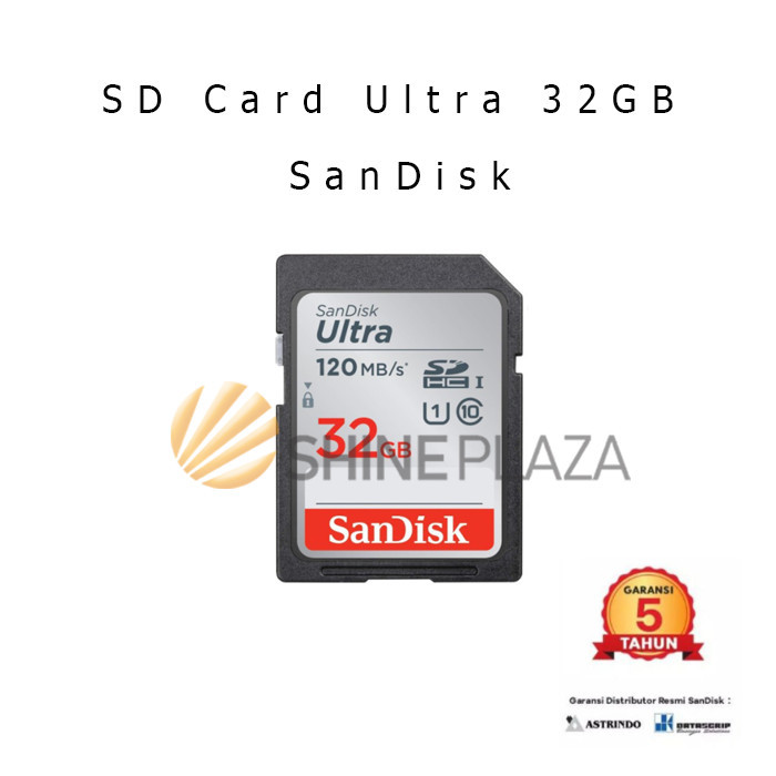 

SANDISK ULTRA SDHC CLASS 10 120MBPS 32GB MEMORY CARD KAMERA ORIGINAL