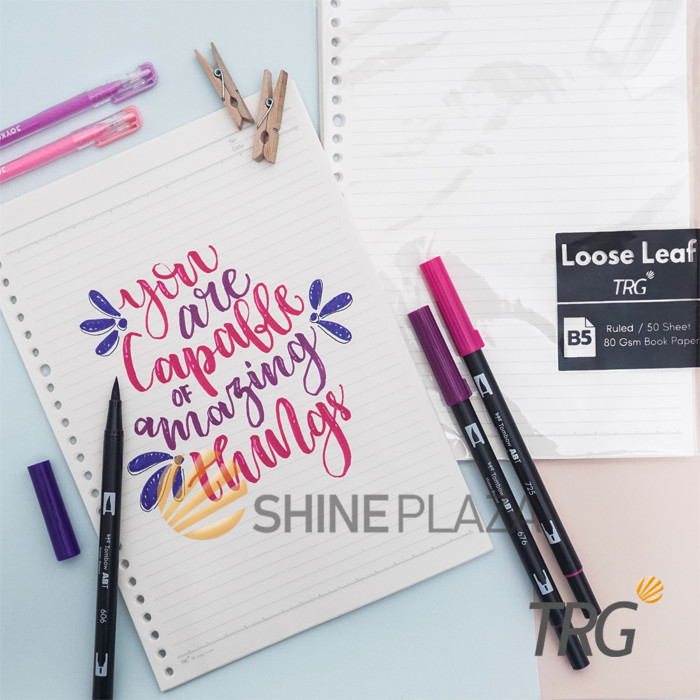 

ISI LOOSE LEAF B5 TRG - REFILL BINDER PAPER B5 DOTTED GRID PLAIN RULED