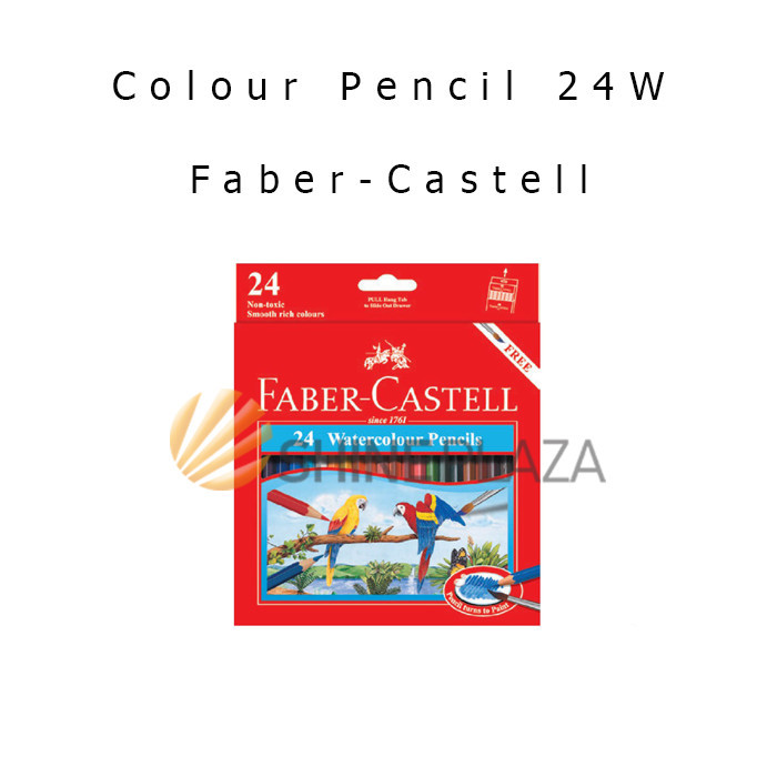 

PENSIL WARNA FABER CASTELL - 24 WATER COLOUR