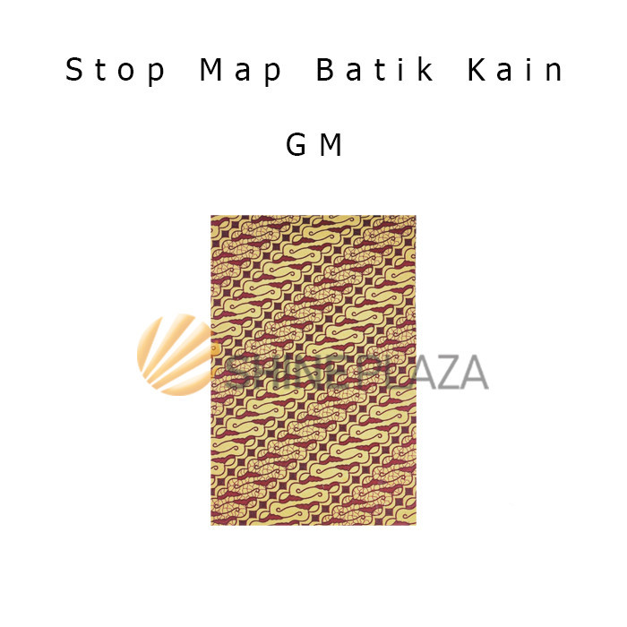 

STOP MAP KAIN GM MOTIF BATIK FOLIO - STOPMAP F4 UNTUK MEETING UPACARA