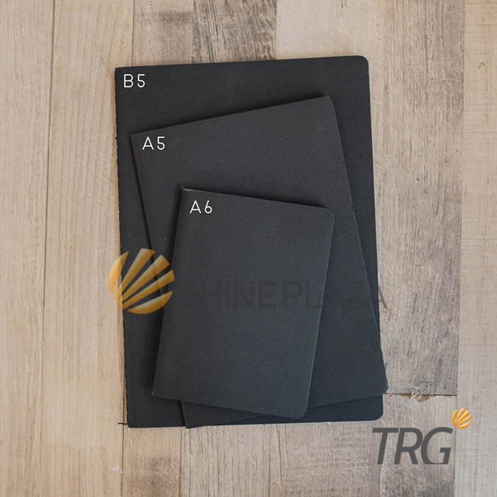 

BUKU NOTEBOOK A5 HITAM - BLACK PLAIN PAPER NOTEBOOK