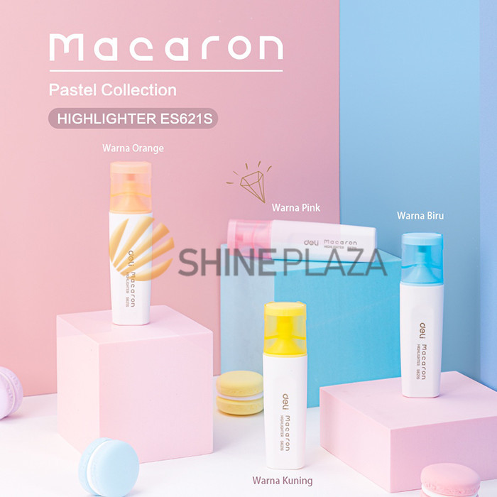 

HIGHLIGHTER DELI ES621S - PENANDA BERWARNA DELI PASTEL COLOR