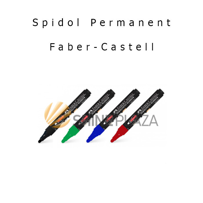 

SPIDOL PERMANENT FABER CASTELL PERMANEN MARKER