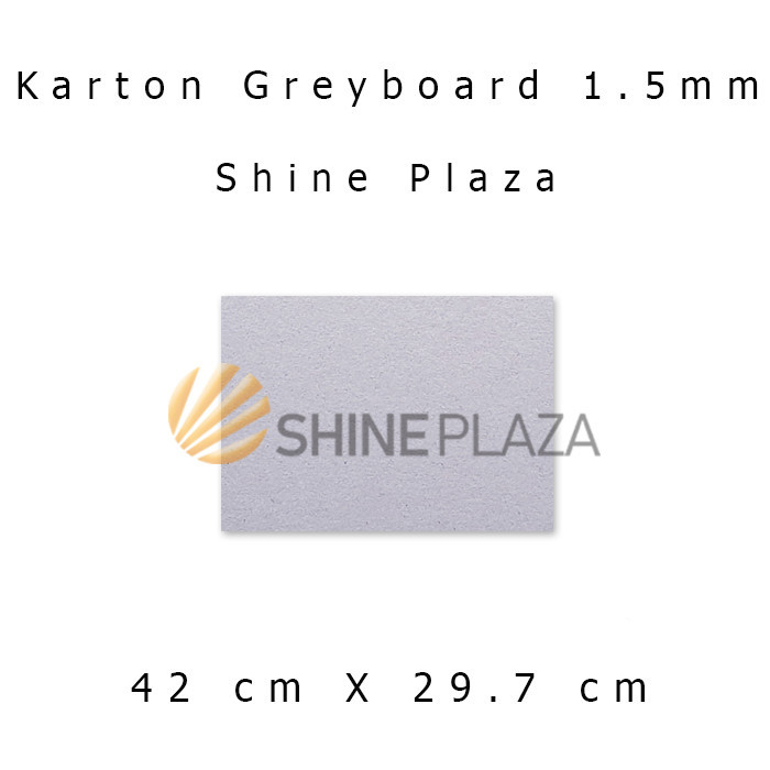 

KARTON GREYBOARD 1.5MM A3 - GREY BOARD ABU 1.5 MM - BAHAN MAKET