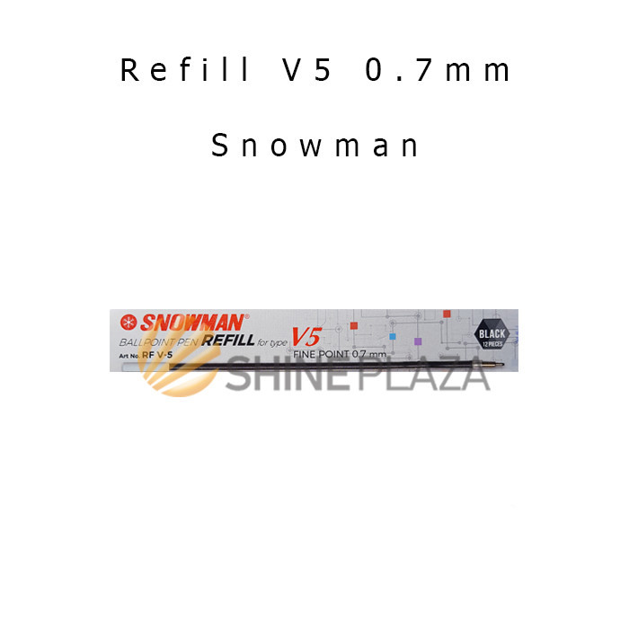 

REFILL PULPEN SNOWMAN V5 0.7MM - ISI PULPEN SNOWMAN V5 0.7MM