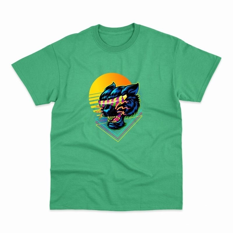 kaos anak gambar macan kumbang