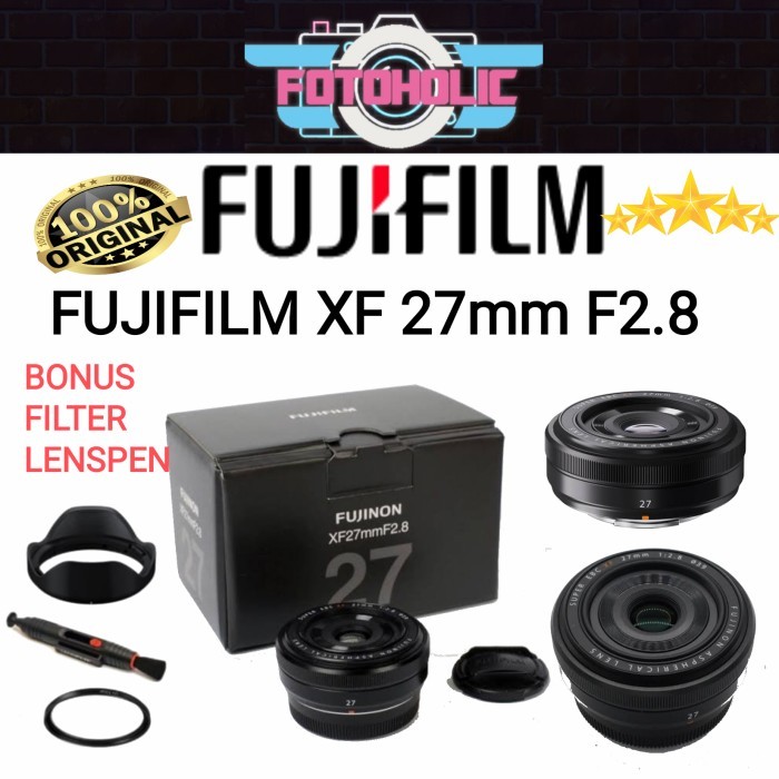 PROMO LENSA FUJINON XF 27MM F2.8/FUJI 27MM /FUJIFILM XF 27 MM F2.8