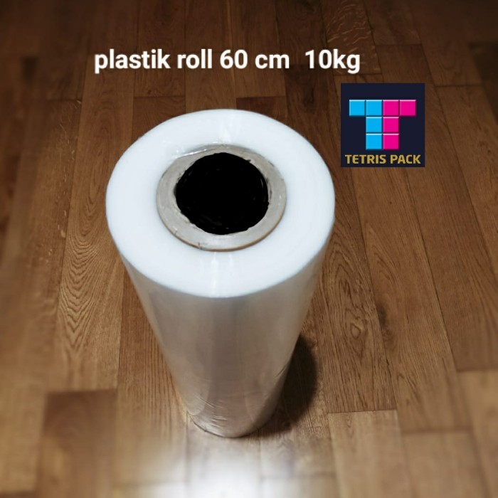 plastik bening roll 60 cm 10 kg