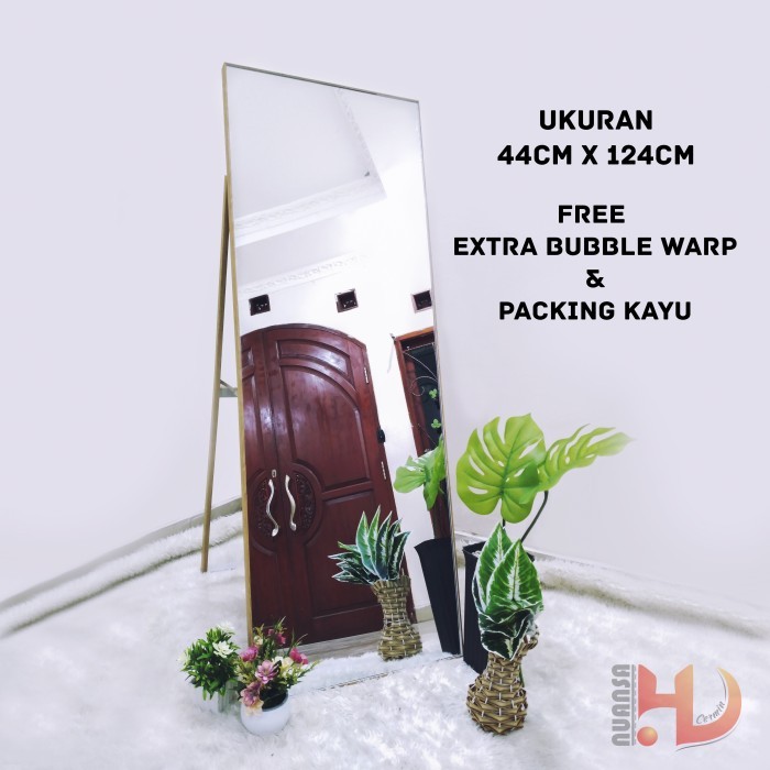 Standing Mirror/Cermin Berdiri Frameless Full Body