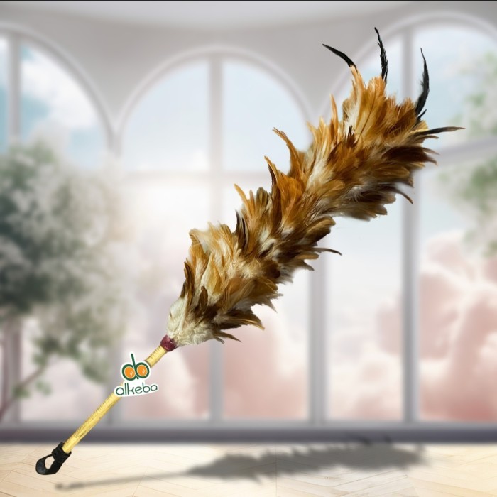 HOT SALE Kemoceng Bulu Ayam Warna / Kemoceng Bulu