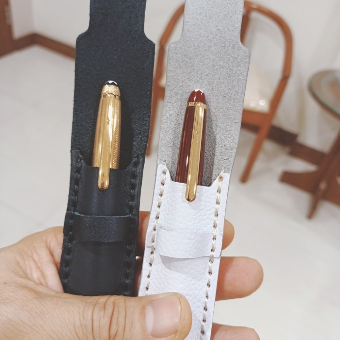 

PROMO! HOLDER TEMPAT PENA ALAT TULIS KULIT ASLI