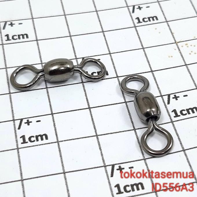 %%%%] Aksesoris Pancing Kili Kili Crane Swivel Ukuran Besar 3/0 ID556A3