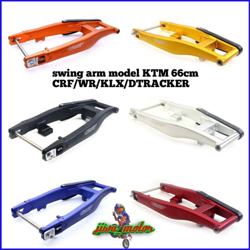 swing arm CRF 150l WR155 KLX DTRACKER 150 scarlet model KTM panjang 66cm swing arm scarlet motor crf