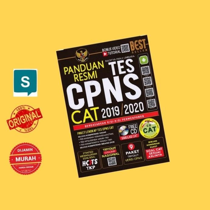 

Terlaris Buku Panduan Resmi Tes Cpns Cat 2019-2020 + Cd Ready Stok