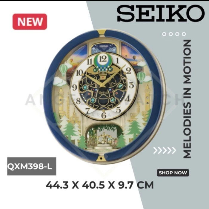 Jam dinding seiko qxm398 Seiko QXM 398 Melodies In Motion