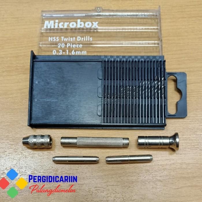 BOR ROJOK SPUYER PILOT JET BOR TANGAN MANUAL + 20PCS MATA BOR MICROBOX