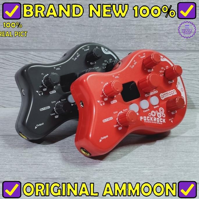 Efek Gitar Multi Ammoon Pockrock / Pock Rock Portable Guitar Effects