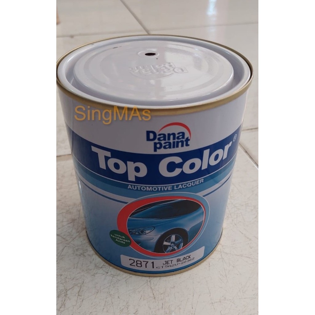 MURAH Cat Mobil Pagar Duco TOP COLOR 222-2871 JET BLACK 1Kg DANA PAINT Hitam