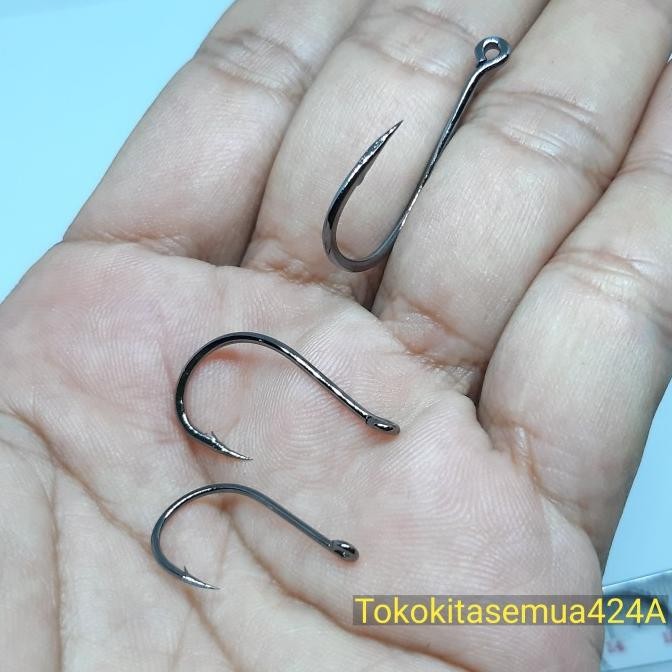 ] Kail Pancing Mata Kail Baja Carbon per kotak box ID0424A