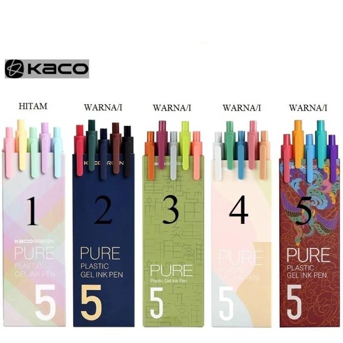 

Produk Baru!! KACO Sign Pen Durable 0.5mm 5pcs/Pack - PULPEN PENA - TINTA WARNA-I