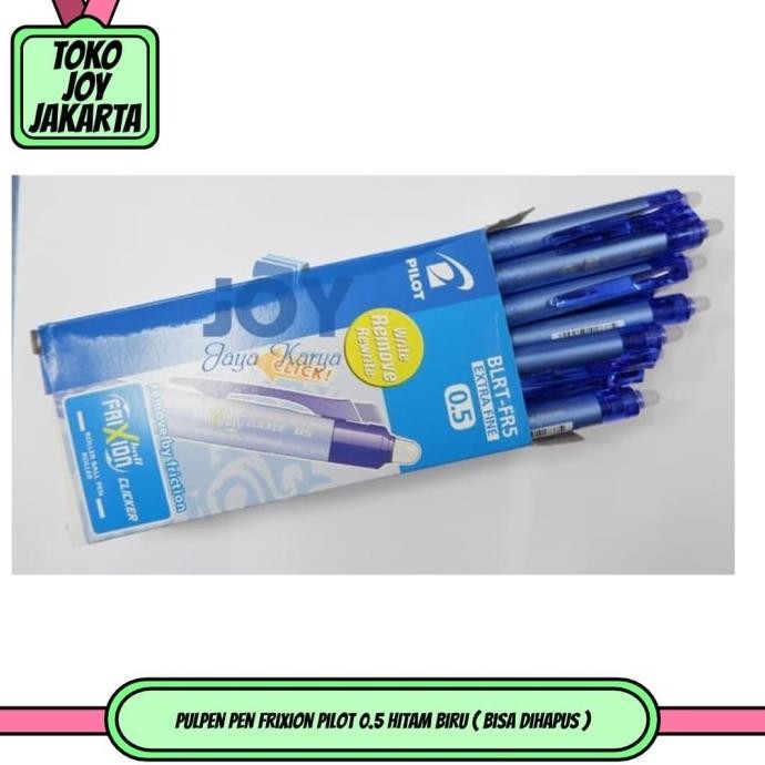

Produk Baru!! Pulpen Pen Frixion Pilot 0.5 HITAM BiRU ( Bisa Dihapus )