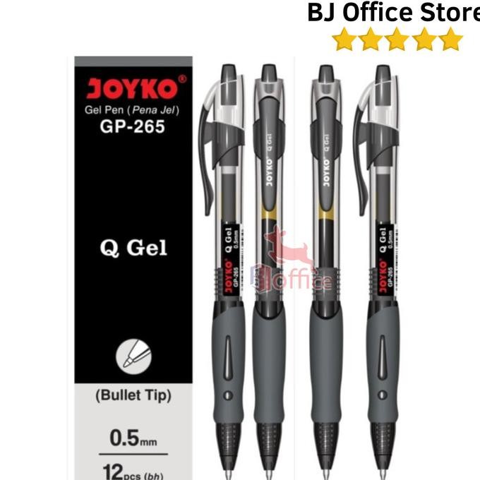 

Produk Baru!! Joyko Gel Pen GP-265 Ballpoint Pulpen Pena GP265 Q Gel 0.5 mm / Pack