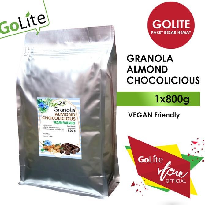 

golite granola almond chocolicious 800gr termurah