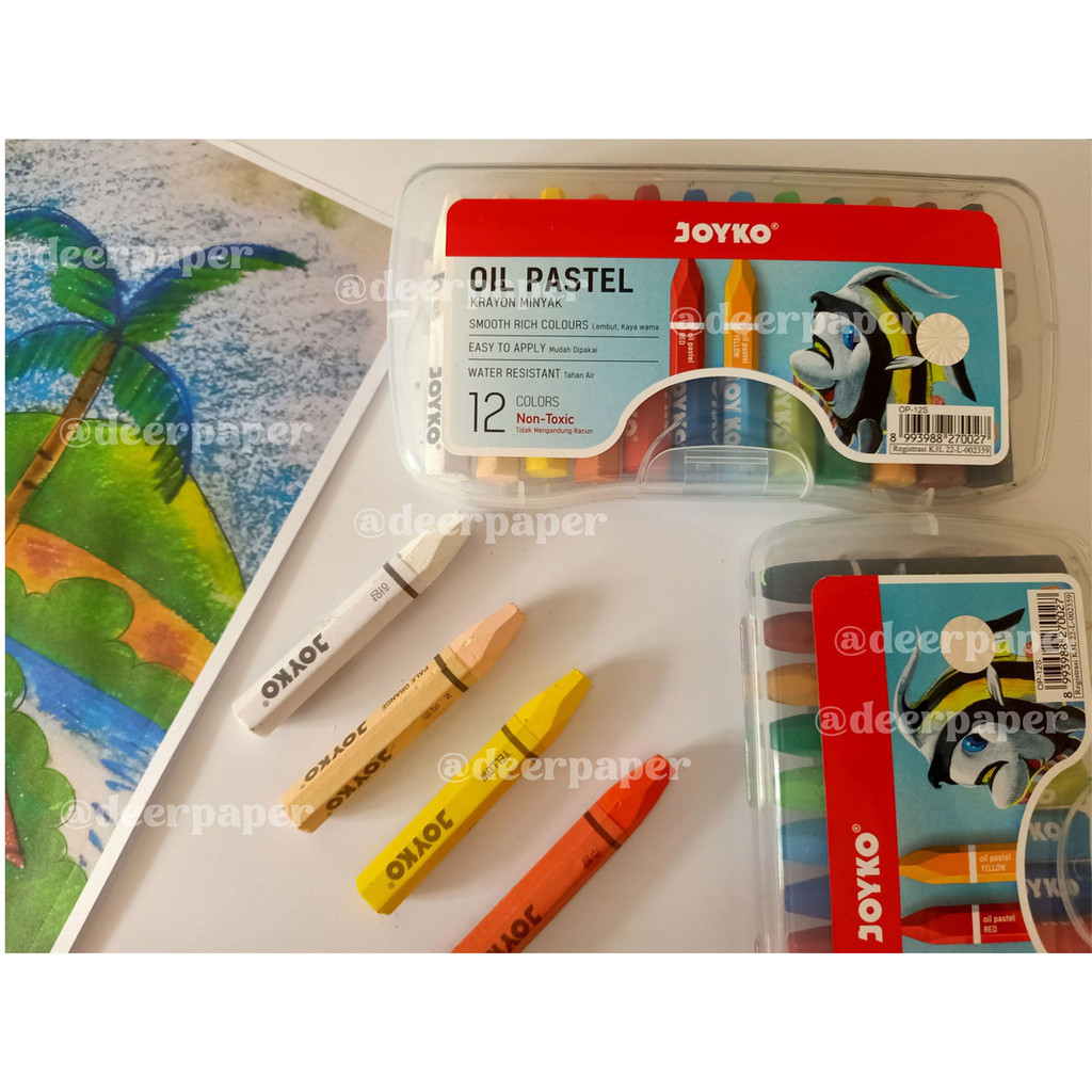 

Joyko Crayon Pastel 12 Warna