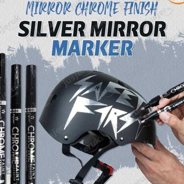 

Jfactory Spidol Permanen Marker Metallic Chrome Tahan Air Berkualitas